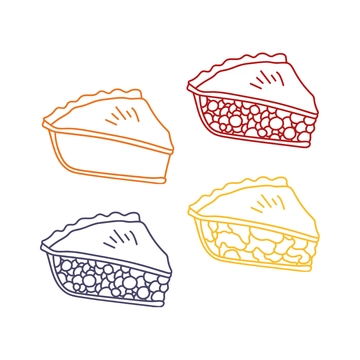Free National Pie Day Drawing Clipart Template to Edit Online