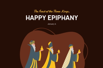 Free Epiphany Day Banner Template to Edit Online