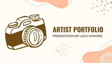 Free Artist Portfolio Presentation Template to Edit Online