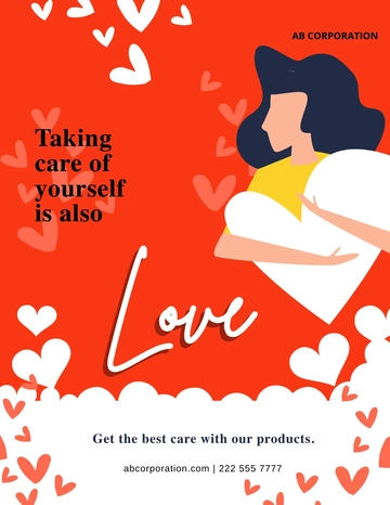 Free Valentine's Day Advertising Flyer Template to Edit Online