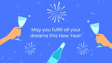 Free Orthodox New Year Wishes Background Template to Edit Online