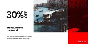 Modern Travel Twitter Post Template