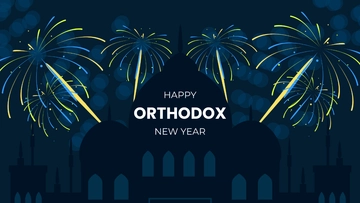 Free Orthodox New Year Wallpaper Background Template to Edit Online