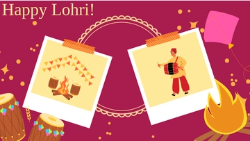 Free Lohri Image Background Template to Edit Online