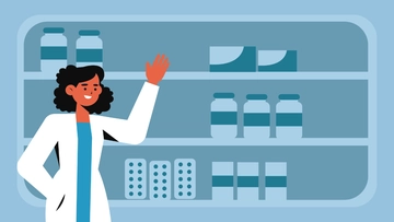 Free National Pharmacist Day Wallpaper Background Template to Edit Online