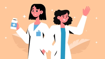 Free National Pharmacist Day Banner Background Template to Edit Online