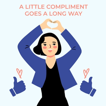 Free National Compliment Day Quote Vector Template to Edit Online Free National Compliment Day Quote Vector Template to Edit Online