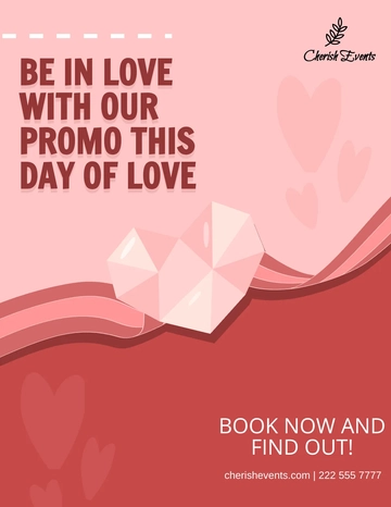 Free Sale Valentine's Day Flyer Template to Edit Online
