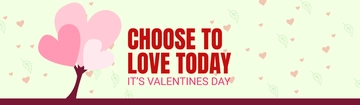 Free Valentine's Day Flex Banner Template to Edit Online