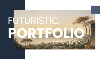 Free Futuristic Portfolio Presentation Template to Edit Online
