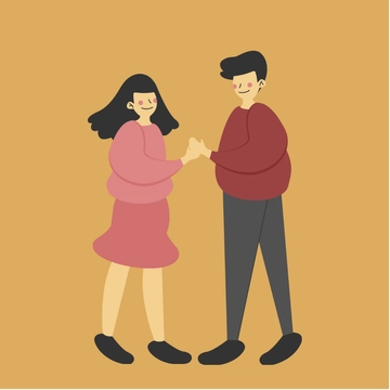 Free National Spouses Day Clipart Template to Edit Online