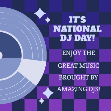 Free National DJ Day Quote Vector Template to Edit Online