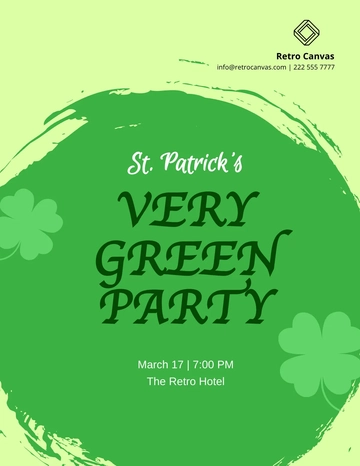 Free St. Patrick's Day Advertising Flyer Template to Edit Online | Template.net