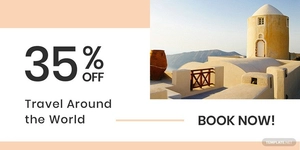Travel Brands Twitter Post Template