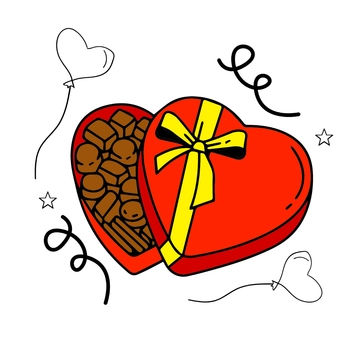 Free Valentine's Day Color Drawing Template to Edit Online