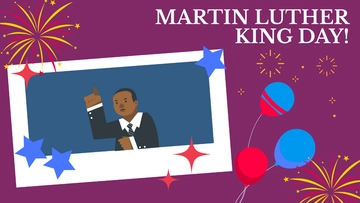 Free Martin Luther King Day Photo Background Template to Edit Online