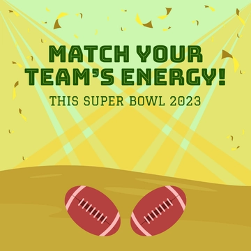 Free Super Bowl 2023 Quote Vector Template to Edit Online