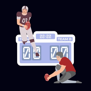 Free Happy Super Bowl 2023 Clipart Template to Edit Online