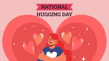Free National Hugging Day Wallpaper Background Template to Edit Online