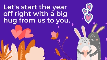 Free National Hugging Day Invitation Background Template to Edit Online