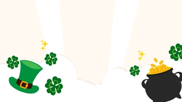 Free St. Patrick's Day Light Background Template to Edit Online