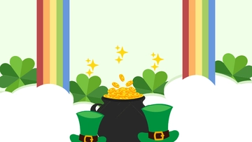 Free St. Patrick's Day Clipart Background Template to Edit Online