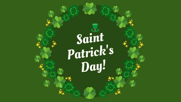 Free St. Patrick's Day Wallpaper Background Template to Edit Online Free St. Patrick's Day Wallpaper Background Template to Edit Online