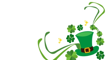 Free St. Patrick's Day White Background Template to Edit Online