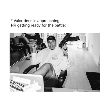 Free Happy Valentine's Day Coworkers Meme Template to Edit Online