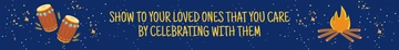 Free Lohri Website Banner Template to Edit Online