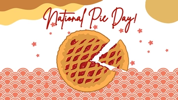 Free High Resolution National Pie Day Background Template to Edit Online