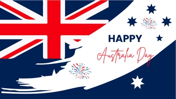 Free Happy Australia Day Background Template to Edit Online