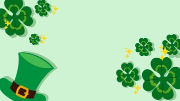 Free St. Patrick's Day Zoom Background Template to Edit Online