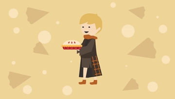 Free National Pie Day Cartoon Background Template to Edit Online