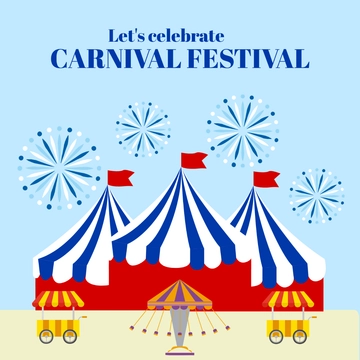 Free Carnival Festival Celebration Clipart Template to Edit Online