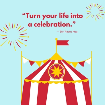 Free Carnival Festival Quote Vector Template to Edit Online