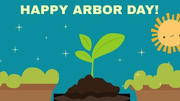 Free High Resolution Arbor Day Background Template to Edit Online