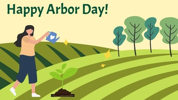 Free Arbor Day Wallpaper Background Template to Edit Online
