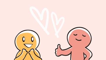 Free National Compliment Day Cartoon Background Template to Edit Online