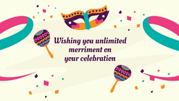 Free Carnival Festival Wishes Background Template to Edit Online