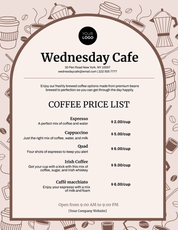 Free Pricing Guide Template to Edit Online