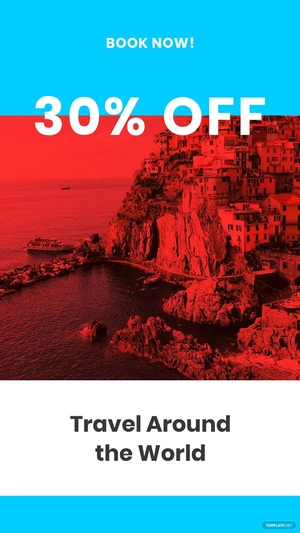 Travel Offer Whatsapp Image Post Template