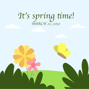 Free Spring Quote Vector Template to Edit Online
