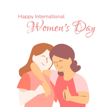 Free Happy International Women's Day Clipart Template to Edit Online