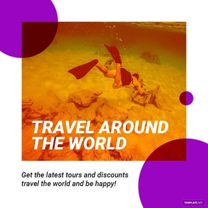 Travel Tour Instagram Post Template
