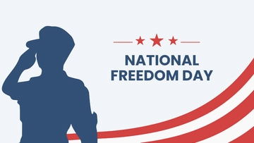 Free National Freedom Day Wallpaper Background Template to Edit Online