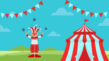 Free Carnival Festival Cartoon Background Template to Edit Online
