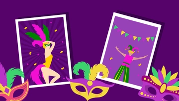 Free Carnival Festival Photo Background Template to Edit Online