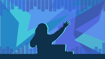 Free Happy National DJ Day Background Template to Edit Online