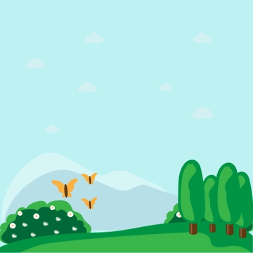 Free Spring Cartoon Clipart Template to Edit Online